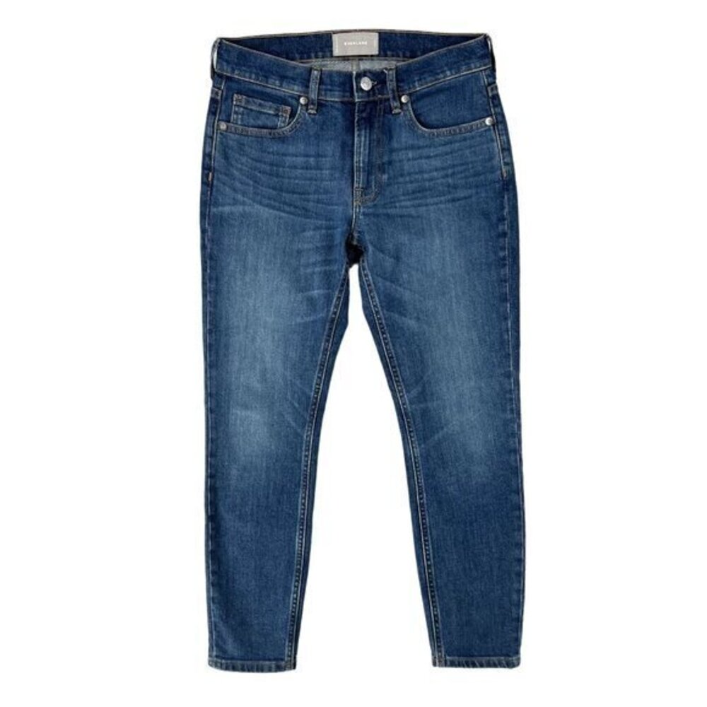 Everlane Womens Jeans‎ Size 26 Skinny Ankle Stretch Blue Medium Wash Denim Mid